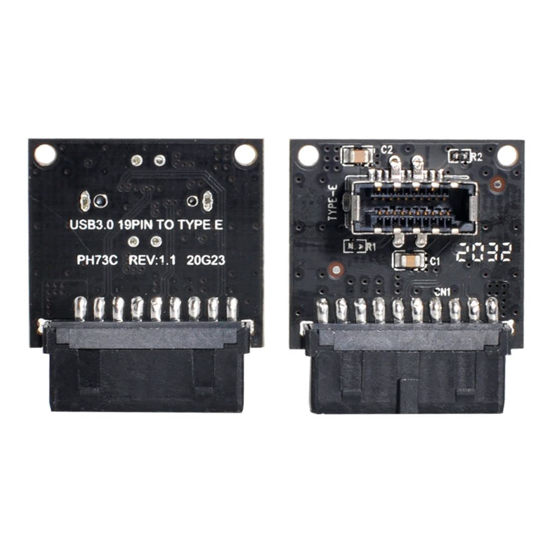 Chenyang Motherboard Usb 3.0 19/20Pin To Usb 3.1 Type-E Front Panel Socket Extension Adapter