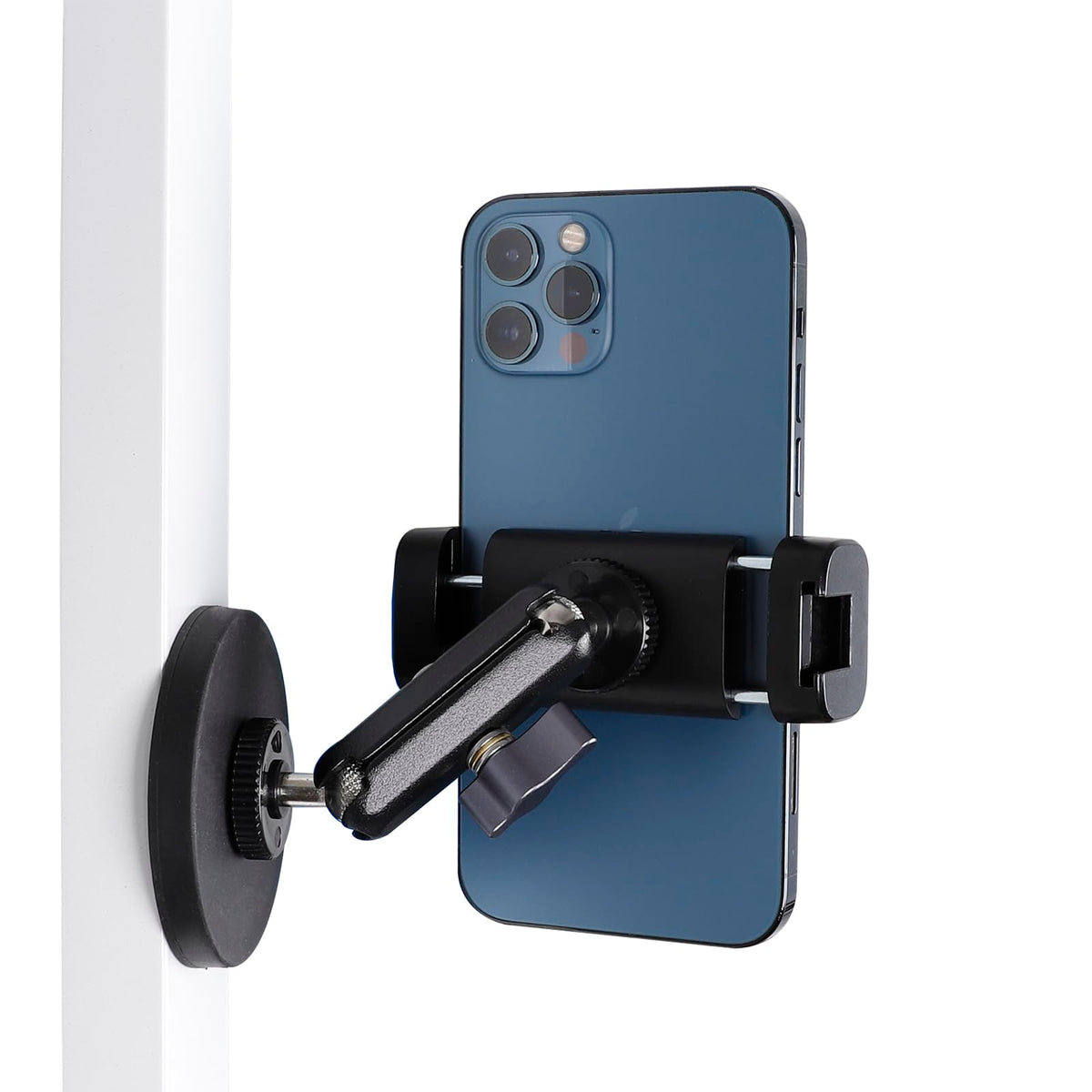 Gym Magnetic Phone Holder Mount With 360 Adjustable Dual Ballhead Magic Arm, Magnet Base Phone Mount For Gym Equipment, Refriger
