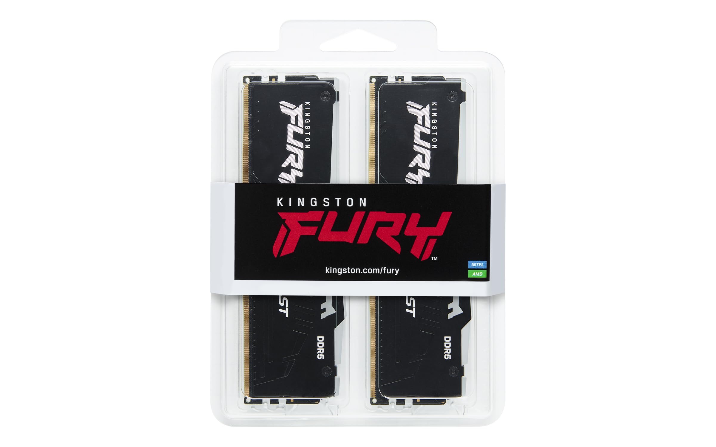 Kingston Technology Kingston Fury Beast White 16Gb 6000Mt/S Cl36 Ddr5 Expo Dimm | Overclocking | Plug N Play | Amd Expo | Single