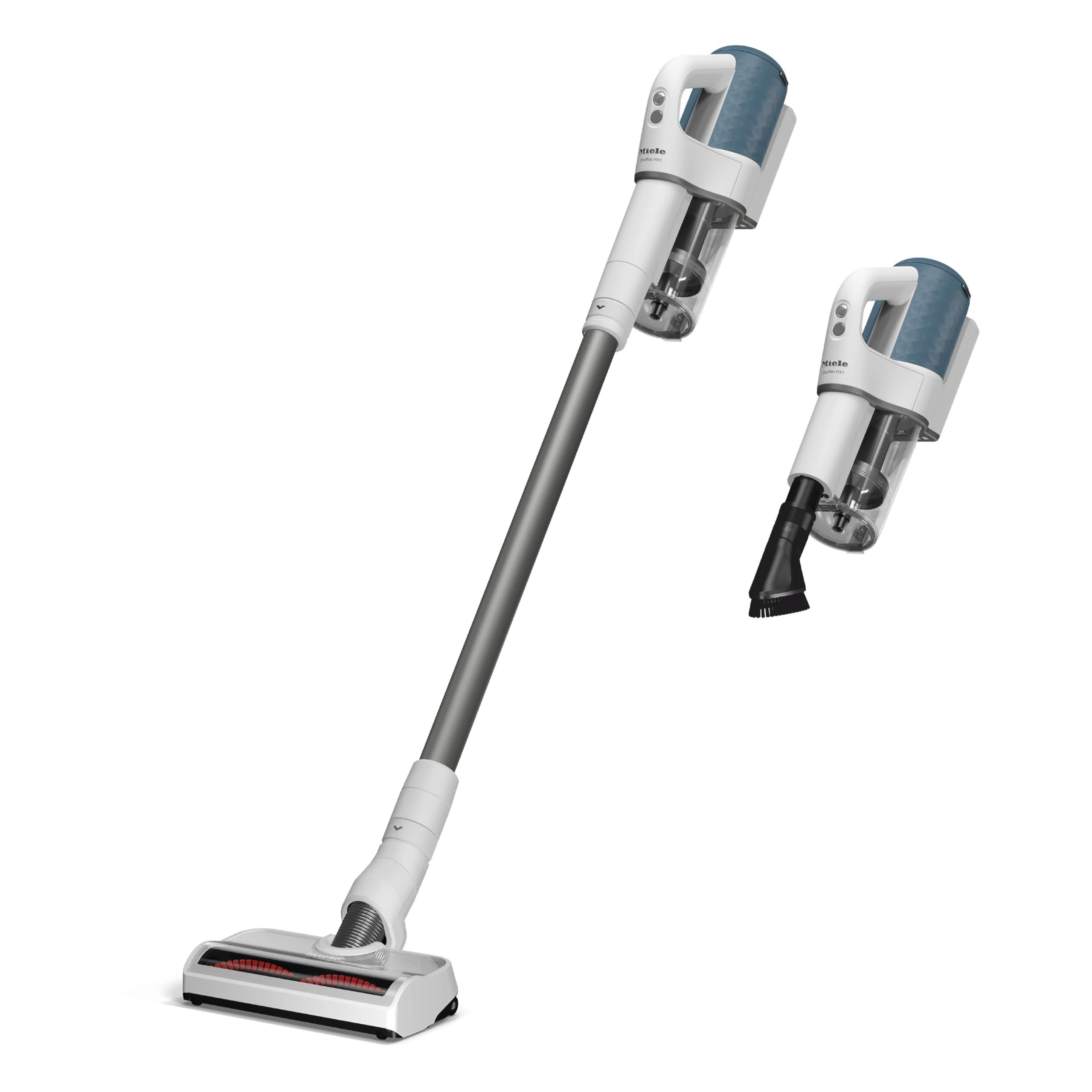 Miele Duoflex Vacuum Cleaner, Cordless And Bagless Multi Use Flexible Stick Vacuum With Attachable Multifloor Brush, In Brillian