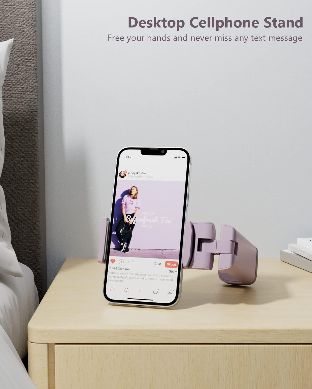 Universal Handsfree Airplane Travel Essentials Phone Holder/ Mount For Flying With 360 Degree Rotation, Miikare Travel Must Have