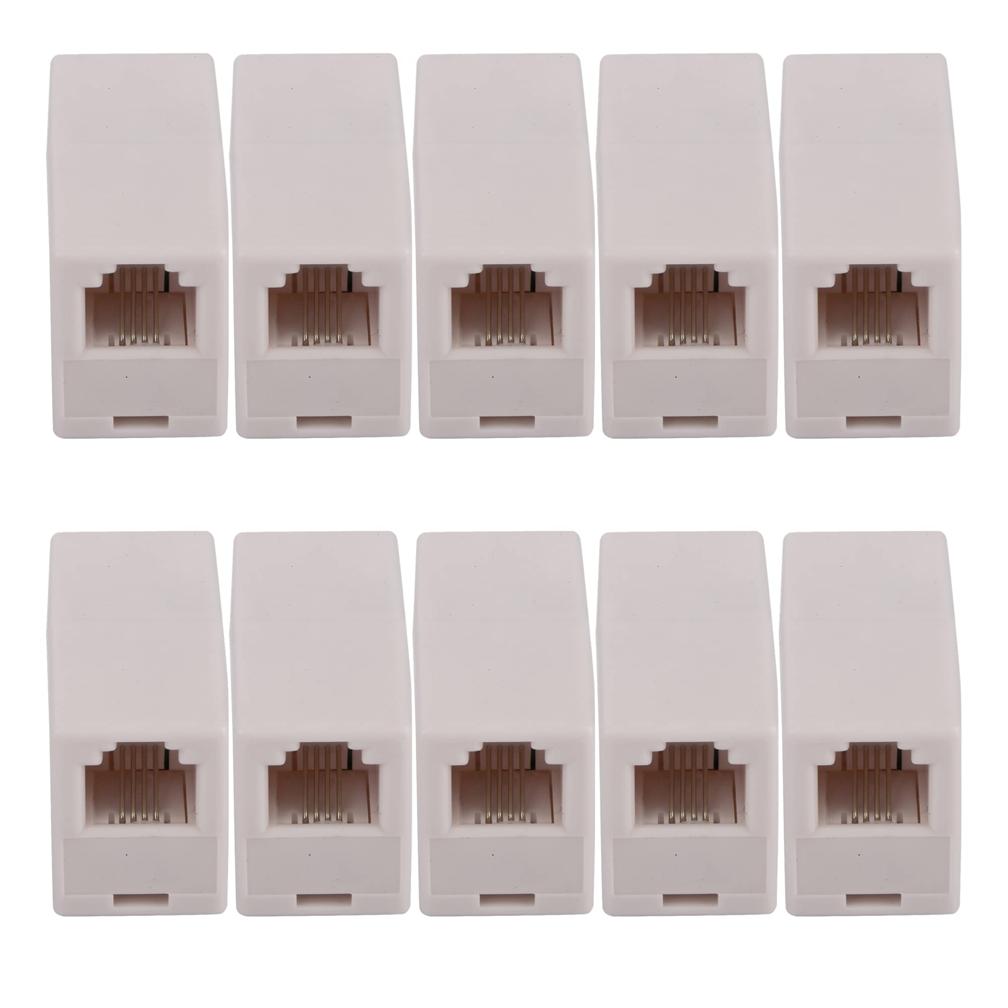 Computer/phone Coupler Ubramac Rj11 Coupler, Straight Telephone Inline Coupler Rj11 6P4C Inli ...