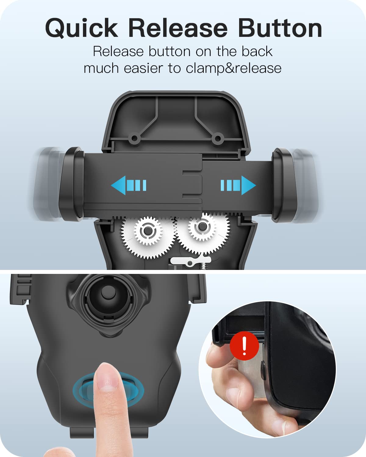 Apps2Car Car Phone Holder Mount Gooseneck Dashboard Windshield Suction Cup Phone Mount Anti-Shake Stabilizer Phone Car Cradle Co