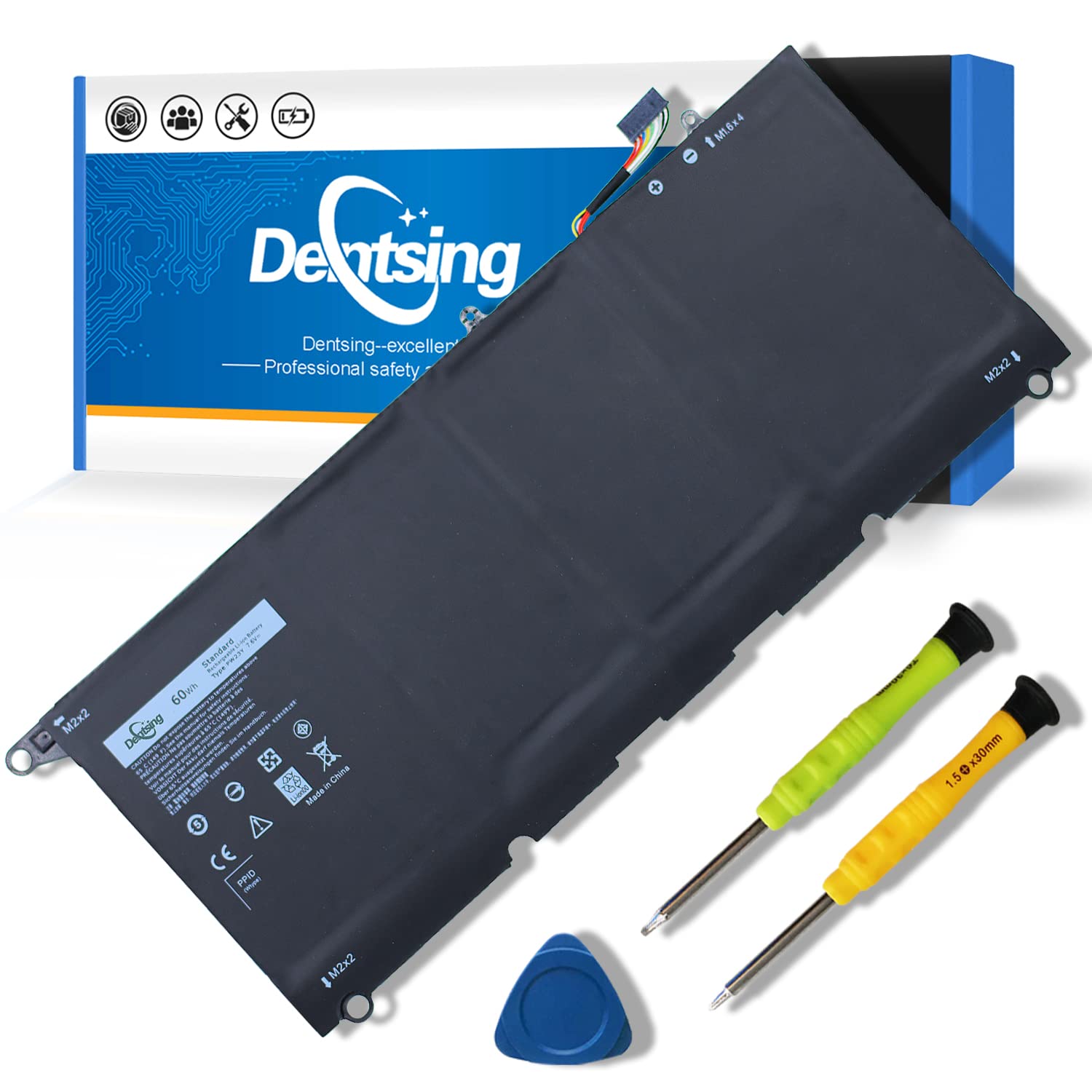 Dentsing Pw23Y Laptop Battery Compatible With Dell Xps 13 9360 P54G002 13 9360 D1605G 13 9360 D1605T 13 9360 D1609 13 9360 D1609