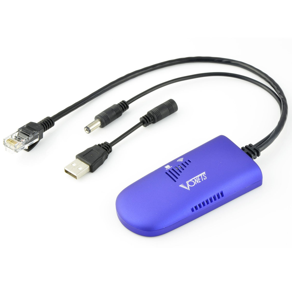 Vonets Wifi To Wired Wifi Bridge Ethernet/Signal Repeater Mini Industrial 2.4Ghz 300Mbps 1 Rj45 Male Usb/Dc Powered For Monitori