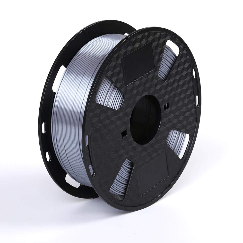 Silk Silver Pla 3D Printer Filament 1.75 Mm 1 Kg 2.2Lb Shiny Silky Shine Purple Black Red Copper Printing Material Silky Metalli