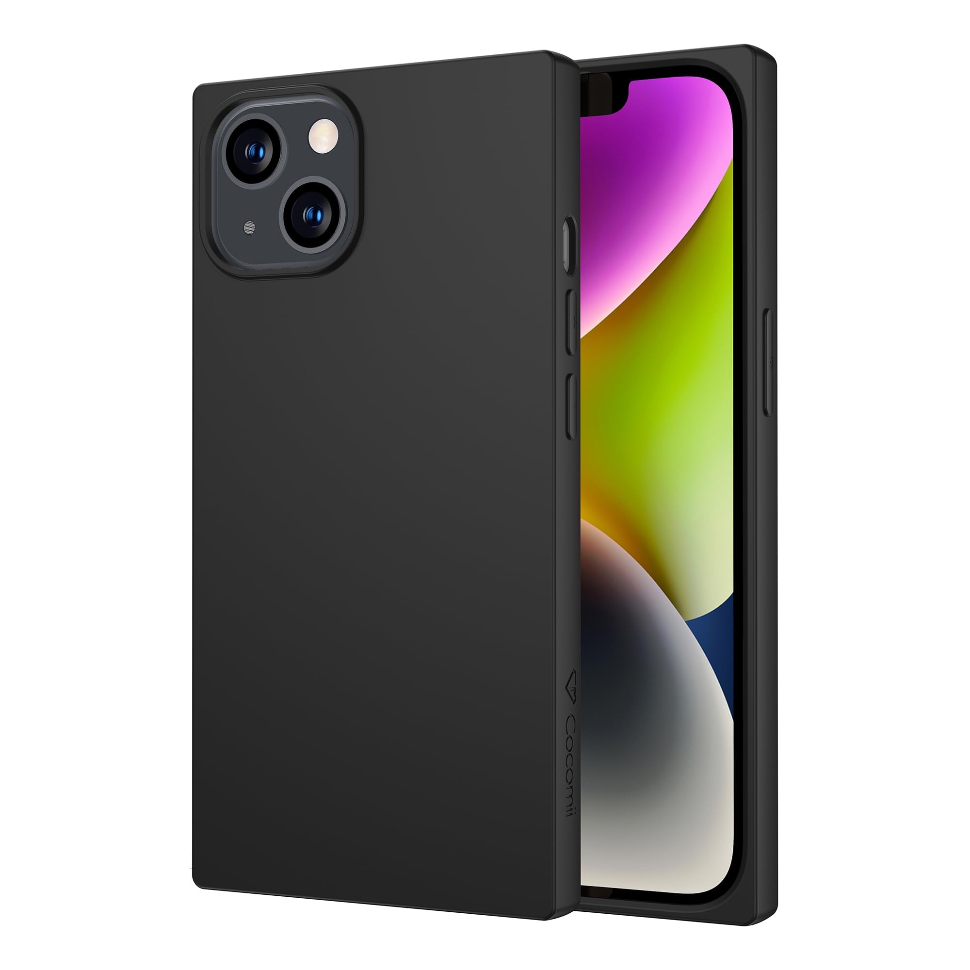 Cocomii Square Iphone 13 Case   Square Silicone   Slim   Lightweight   Matte   Silky Soft Touch Silicone   Microfiber Lining   M