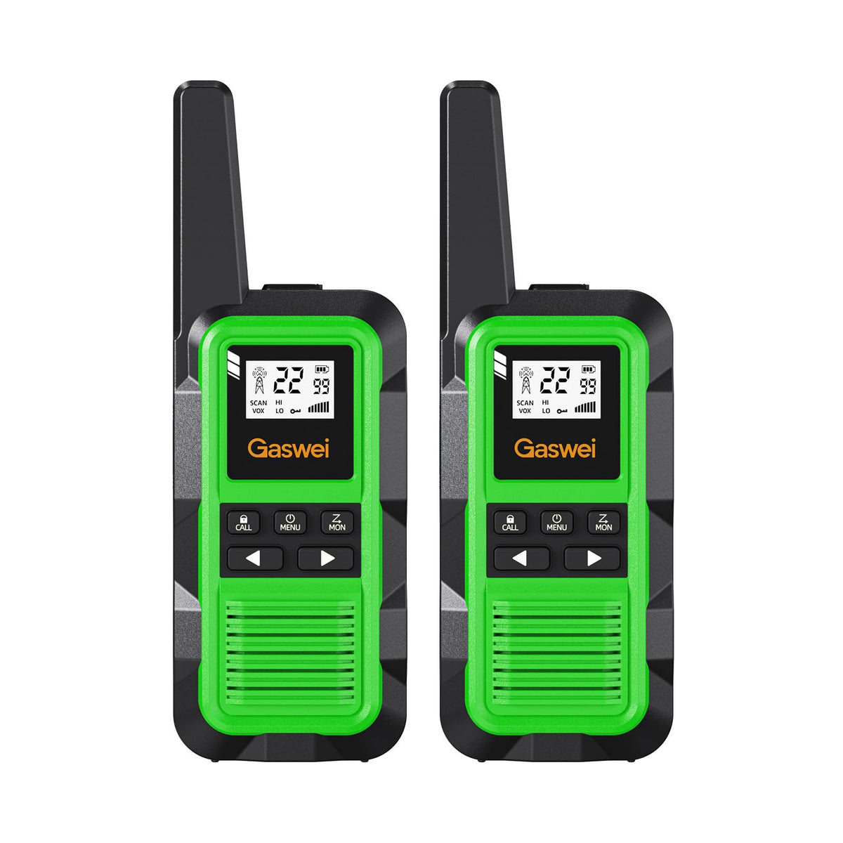 Gaswei G2Pro Heavy Duty Walkie Talkies 2 Watt   Waterproof, Shock Resistant, Long Range & Rechargeable Two Way Radio With Vox Lo