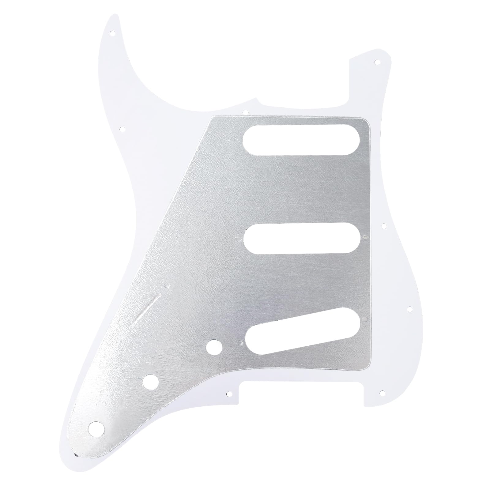 Banworks 4 Ply Strat Sss Pickguard 11-Hole Electric Guitar Pickguard Scratch Plate For Usa/Mexican Fender Modern Style Standard
