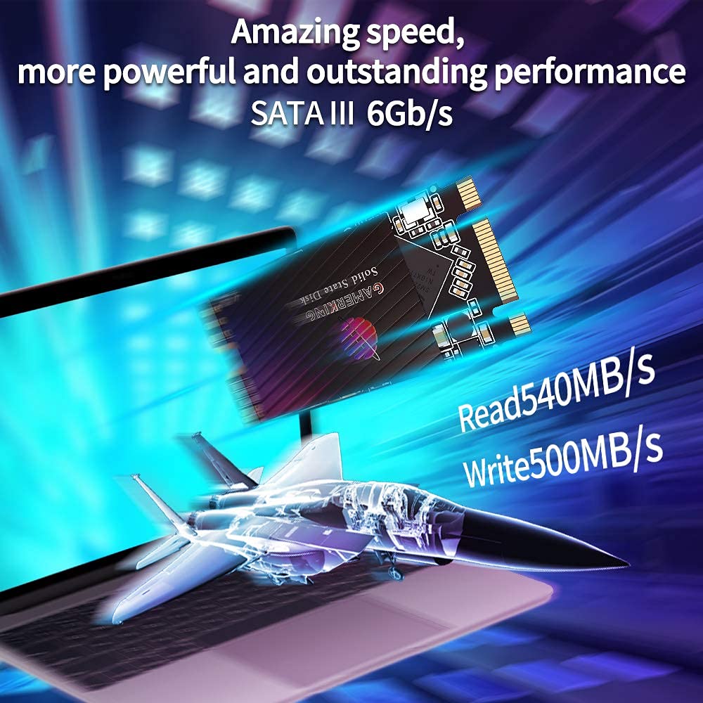 Gamerking Ssd M.2 2242 128Gb Ngff Internal Solid State Drive High Performance Hard Drive For Desktop Laptop Sata Iii 6Gb/S M2 Ssd(128Gb, M.2 2242)