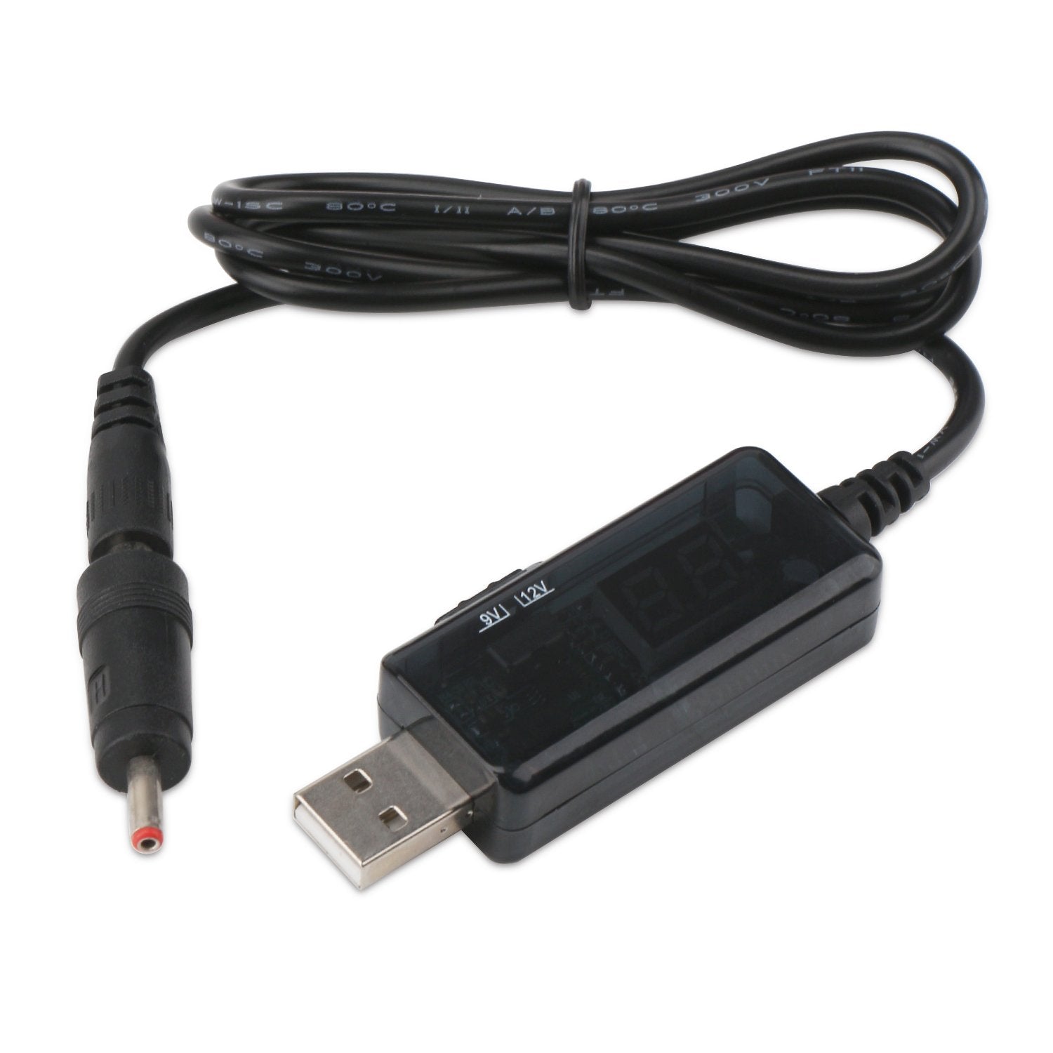 Drok Usb To 9V, 5V To 12V Step Up, Usb Cable Dc 5V Boost To 9V 12V Voltage Converter 1A Step Up Volt Transformer Power Regulator