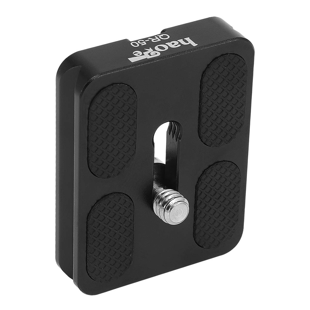 Haoge 50Mm Qr Quick Release Plate And D Ring Screw Fits Arca Swiss Standard For Tripod Ball Head
