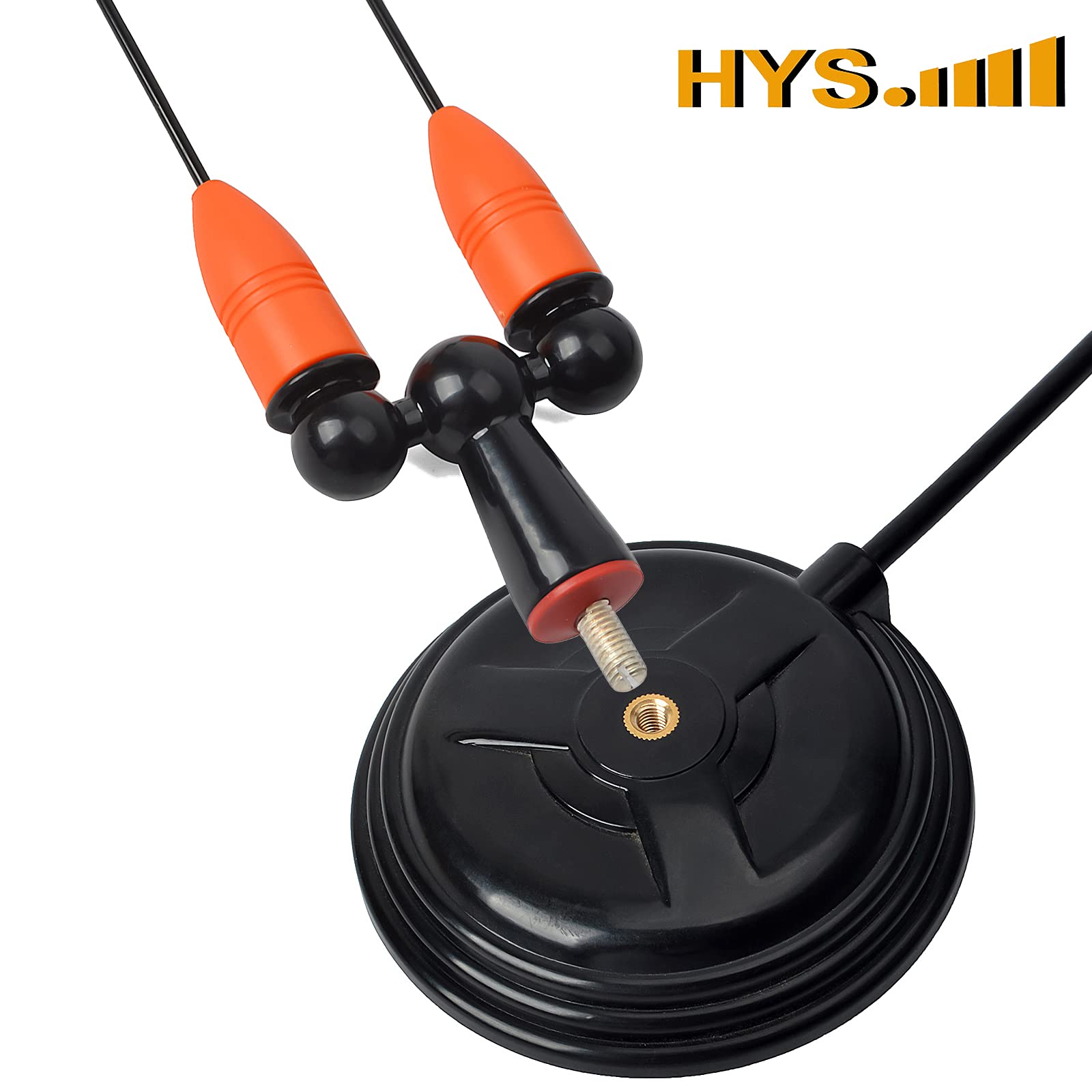 Hys Amateur Antennas Dual Band Vhf 144/Uhf 430Mhz Magnetic Base Mobile Antenna W/13 Ft Rg58 Coax Cable Uhf Male/Pl259 For Motoro