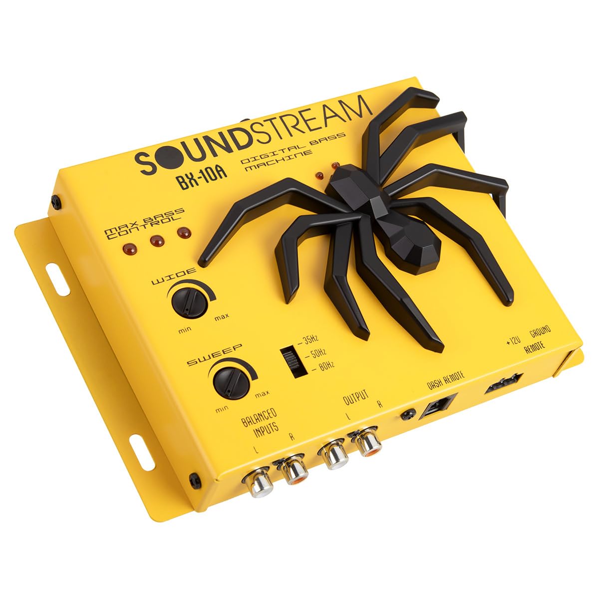 Soundstream Bx 10X | Bass Processor   Digital Sound Restoration, Maximizer And Reproducer   Car Audio Booster (Yellow)