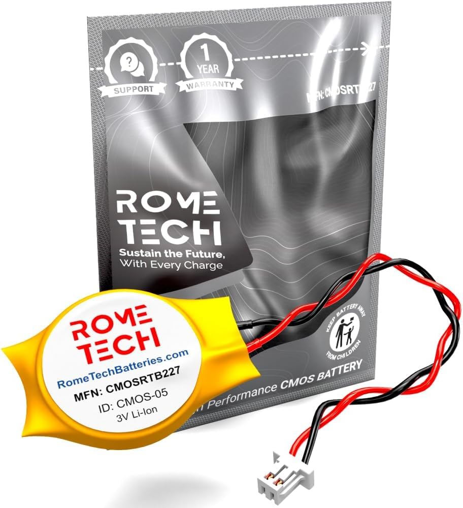 Rome Tech Cmos Bios Battery For Dell Alienware Alpha R2 & Alienware Steam Machine R2   Laptop Backup 3V Rtc Cr2032 Battery With