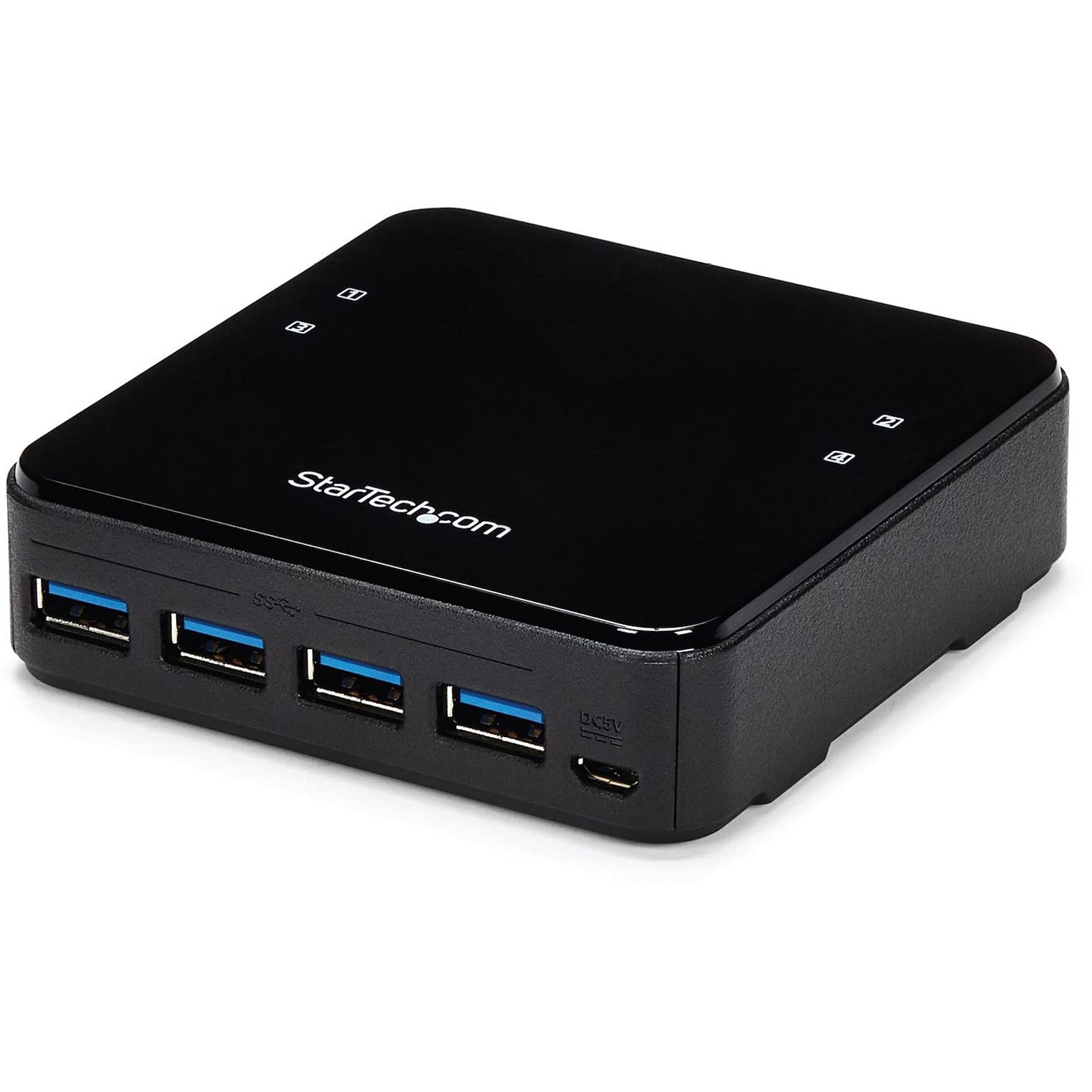 StarTech.com USB 3.0 Peripheral Sharing Switch - 4 USB 3.0 (5Gbps) x 4 Computers - Mac / Windows / Linux - USB A/B Switch - USB 