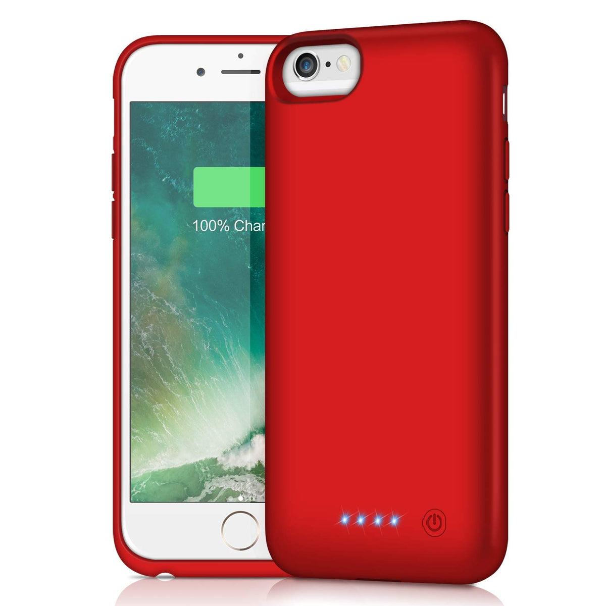 Hetp Battery Case For Iphone 6S/6/8/7/Se(2020/2022),Upgraded 6000Mah Ultra Slim Rechargeable Charging Case External Battery Pack