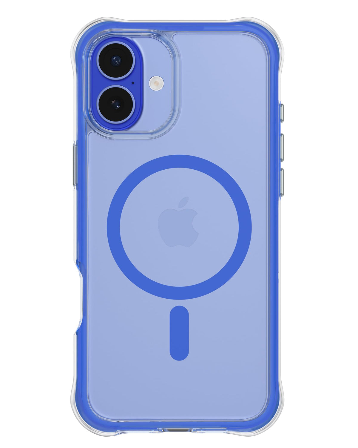 Ornarto Air Case For Iphone 16 Plus Clear, Compatible With Magsafe, Military-Grade Drop Protection Cover With Built-In Air-Blue