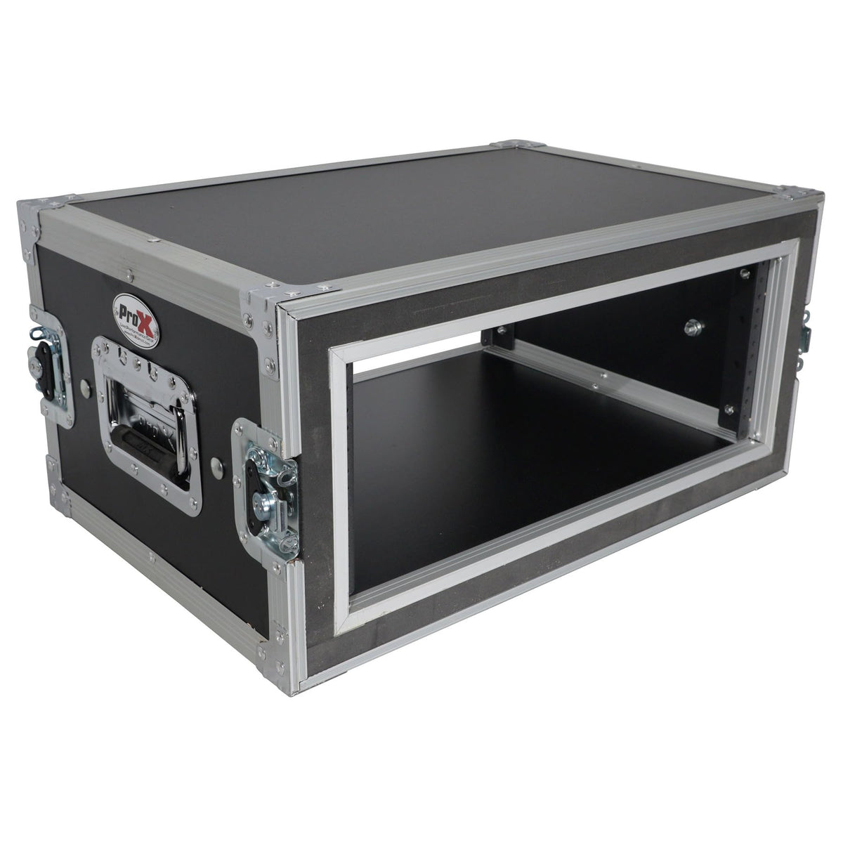 ProX T-4RSP14 4U Vertical Shockproof Effects Rack 14' Depth Rail to Rail with Handles