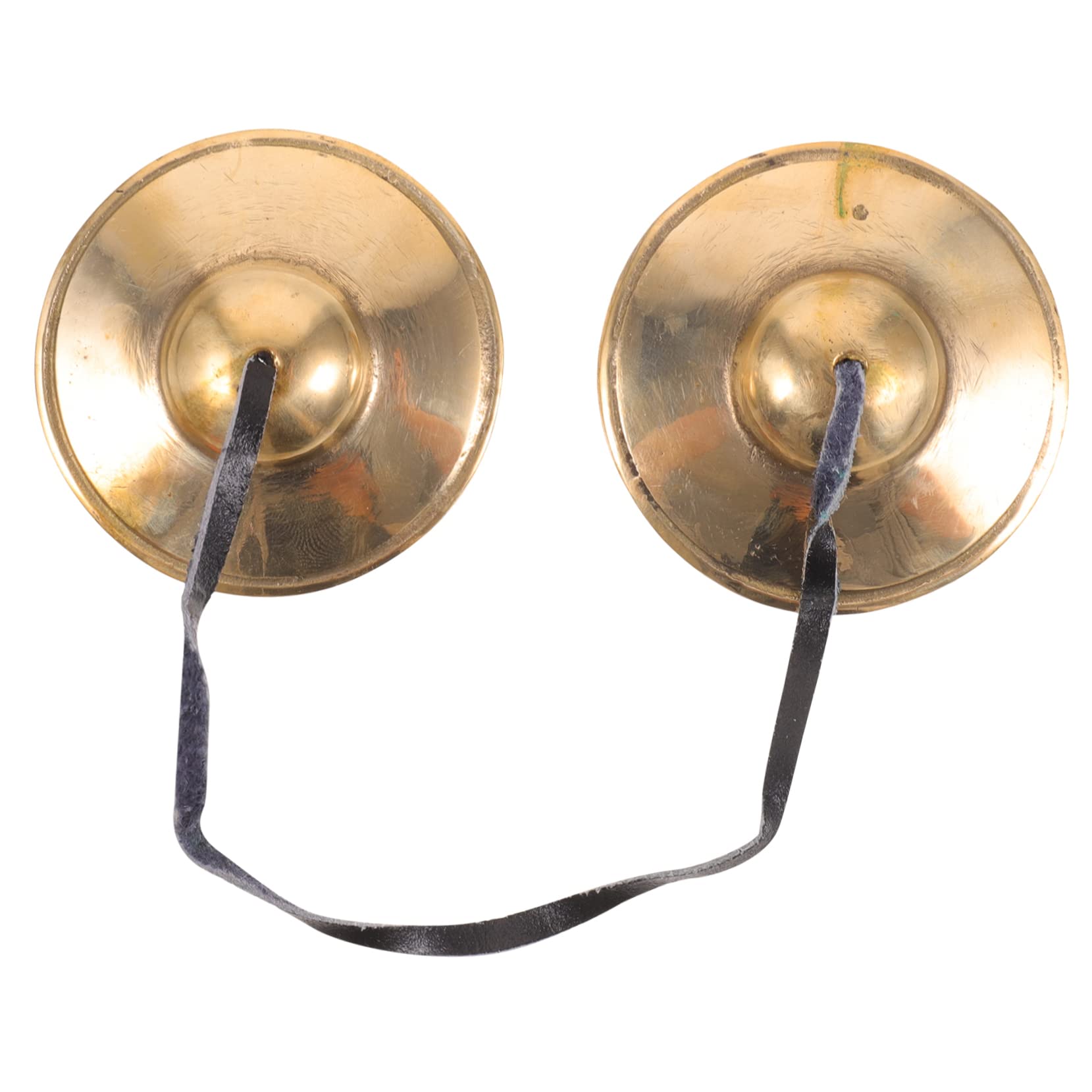 CATIEBYE 1set Copper Meditation Cymbal Bells for Yoga and Relaxation Tingsha Percussion Instrument for Mindfulness and Sound The