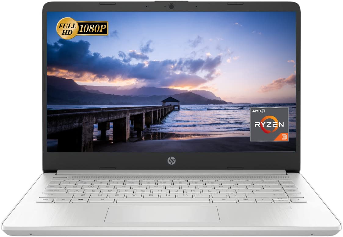 HP 14 Laptop, 14 FHD Display, AMD Ryzen 3 3250U Processor, 16GB DDR4 RAM, 512GB PCIe SSD, USB Type-C, Wi-Fi, Webcam, HDMI, Windo