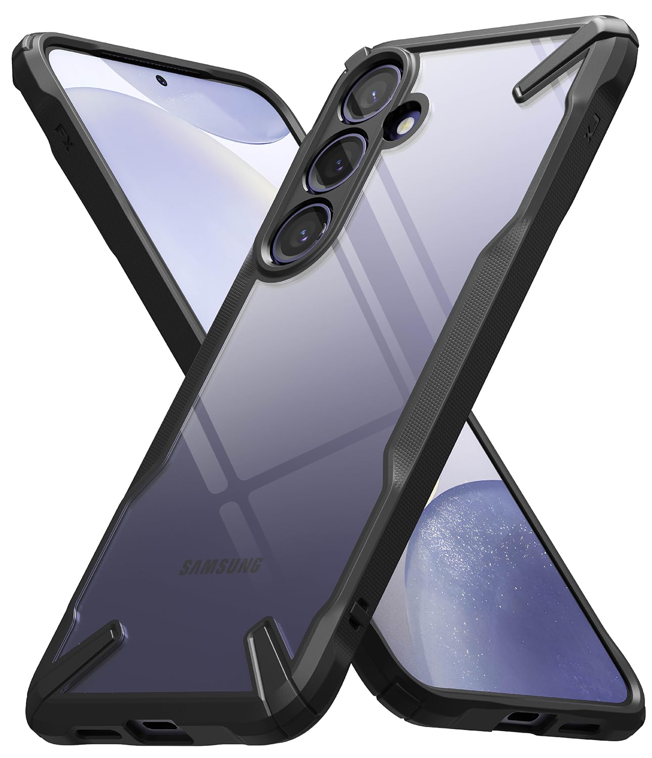 Ringke Fusion-X for Samsung Galaxy S24 Plus Case [Precise Cutouts for Camera Lenses] Enhanced Bumper Heavy Duty Shockproof Prote