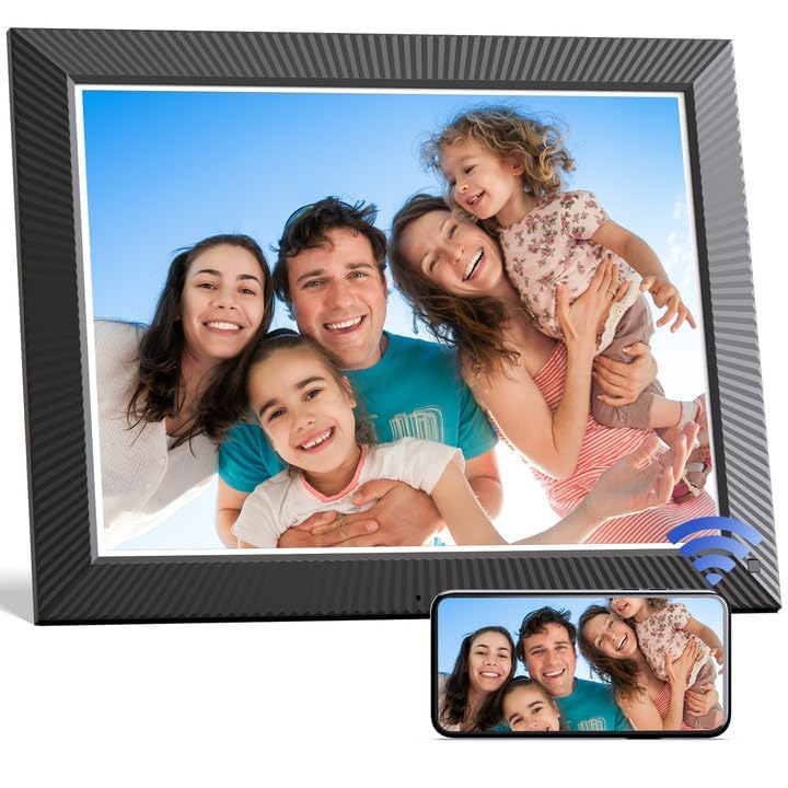 Large Digital Picture Frame 16.2 Inch Digital Photo Frame   32Gb Wireless Digital Frame With Touchscreen, Auto Rotate, Wall Moun
