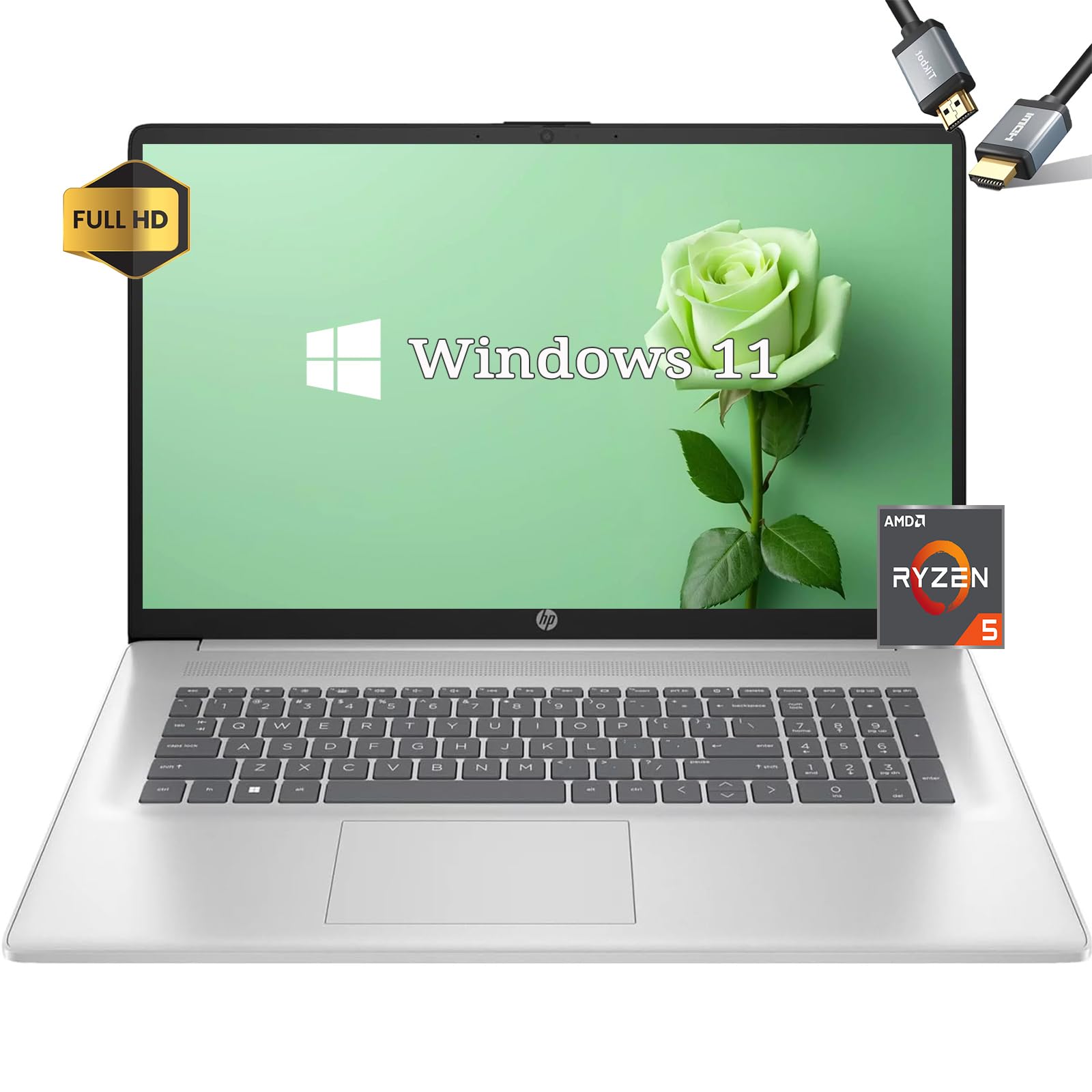 Hp Pavilion 15 Laptop - 15.6Inch Full Hd 1080P Display - Amd Ryzen 5 7520U Fast Charge - Long Battery Life - Wi-Fi 6 - Webcam - 