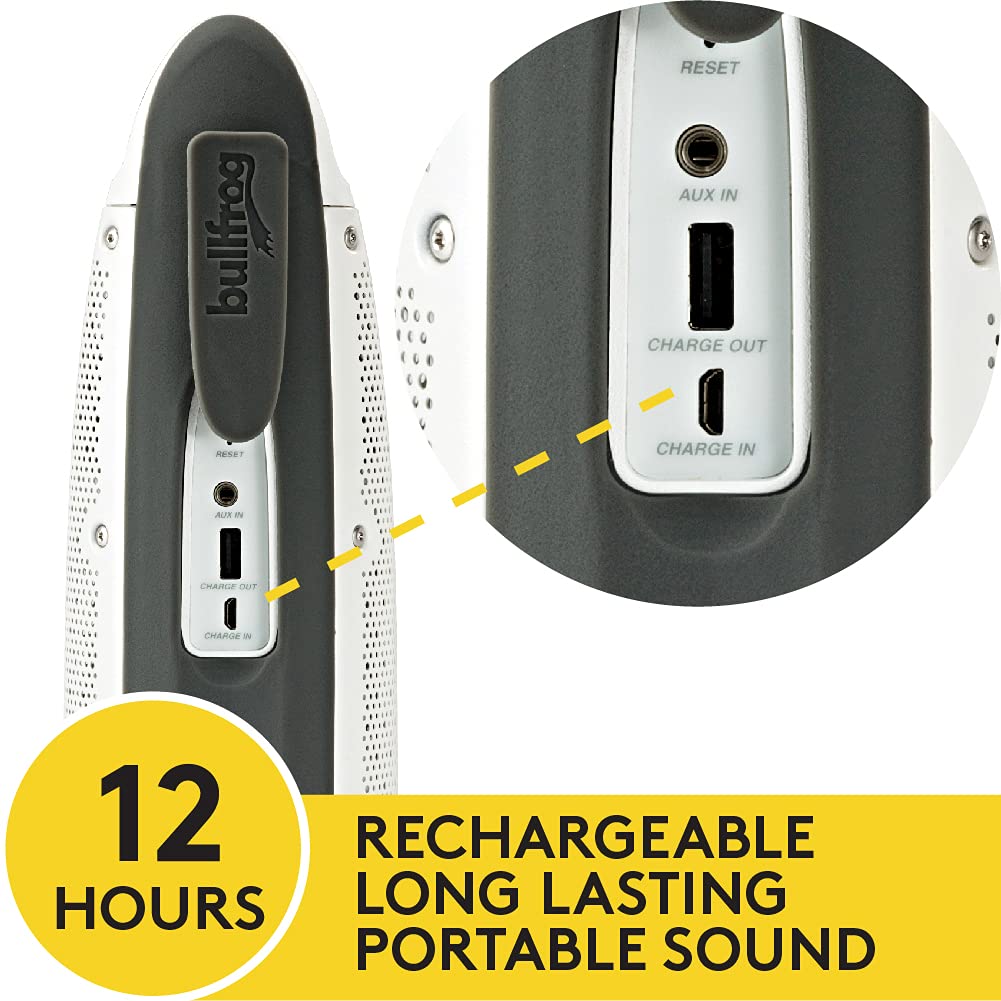 Kicker Bullfrog Bf100 Bluetooth Portable Outdoor Speaker | 360 Sound Field | Waterproof Dustproof Casing Ip67 Rating | Powerful