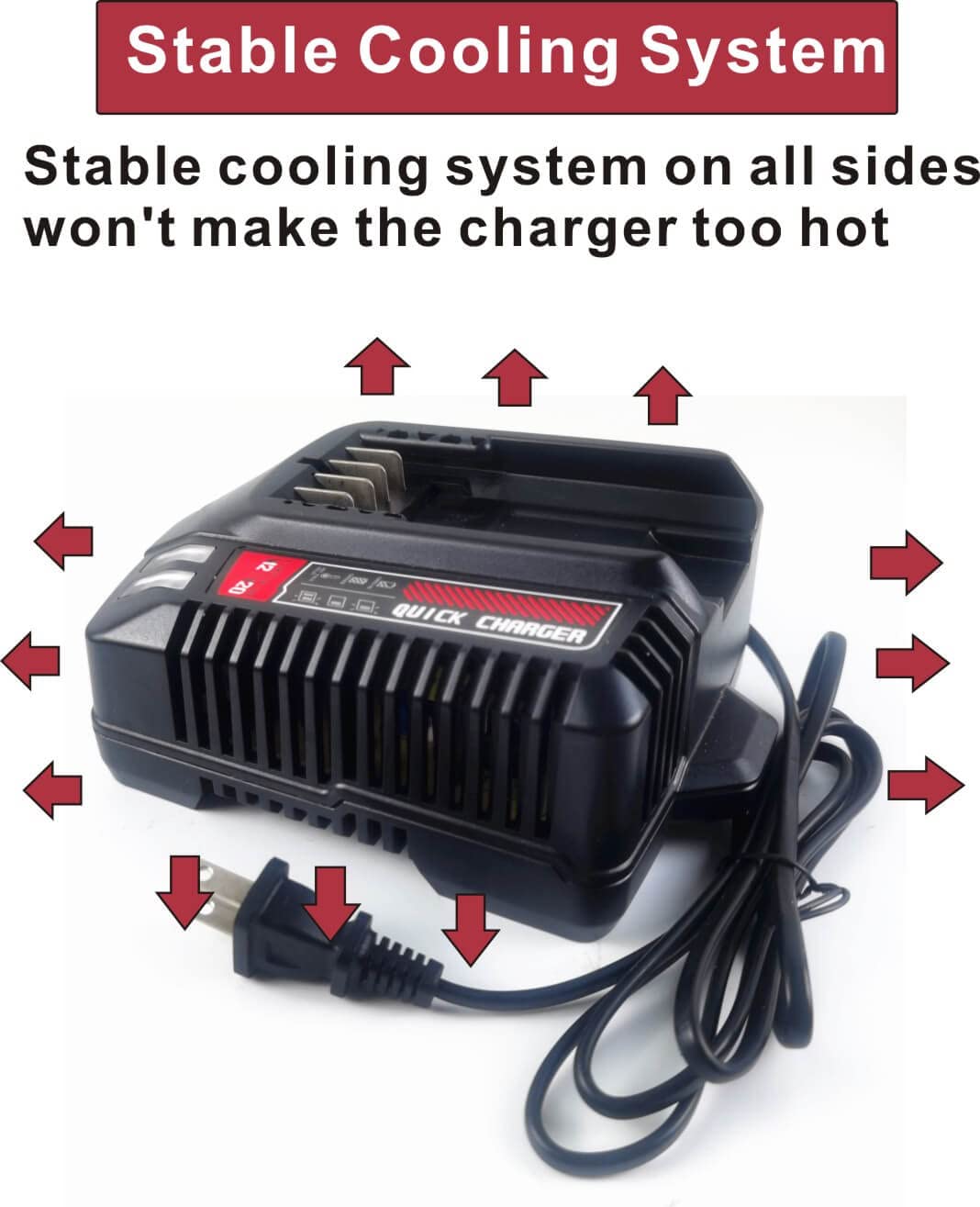 Anoitd Cmcb104 Replace For 20V Craftsman V20 Lithium Ion Battery Charger For Cmcb201 Cmcb202 Cmcb203 Cmcb204 Cmcb205 Cmcb209,Cha