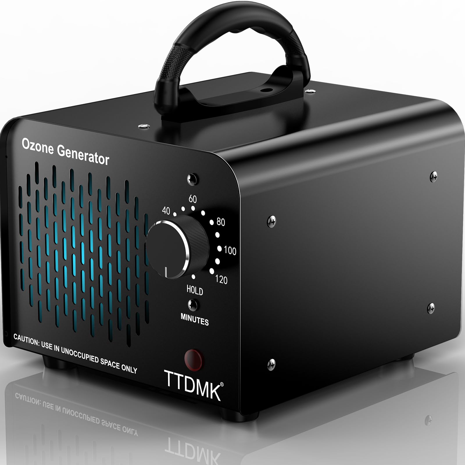 Ozone Generator 26,000Mg/H, Ozone Machine Odor Removal, High Capacity Ozone Generator For Car/Pet/Smoke/Home/Etc (Black)