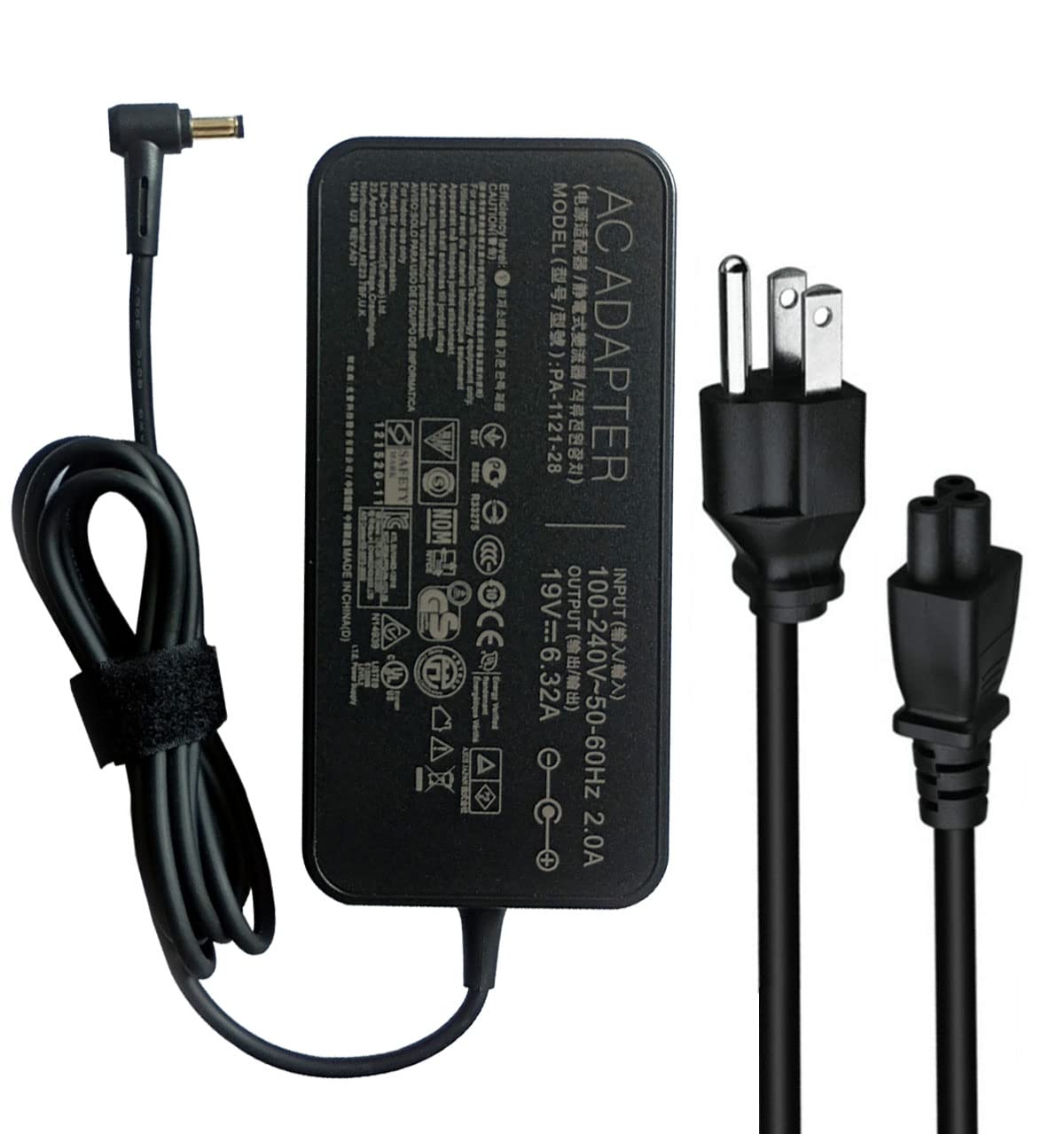 New 19.5V 6.32A 120W Pa 1121 28 A15 120P1A Ac Charger For Asus Rog Gl551J Gl552Vw Gl553V Gl752Vw Gl753Ve N550Jk N550Jx Zx53Vw Fx