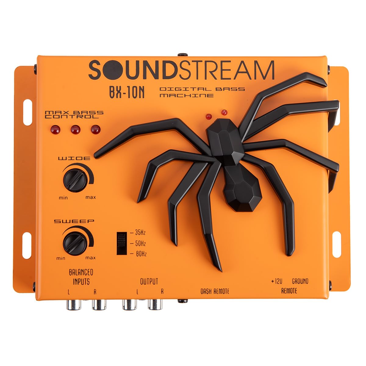 Soundstream Bx 10X | Bass Processor   Digital Sound Restoration, Maximizer And Reproducer   Car Audio Booster (Orange)