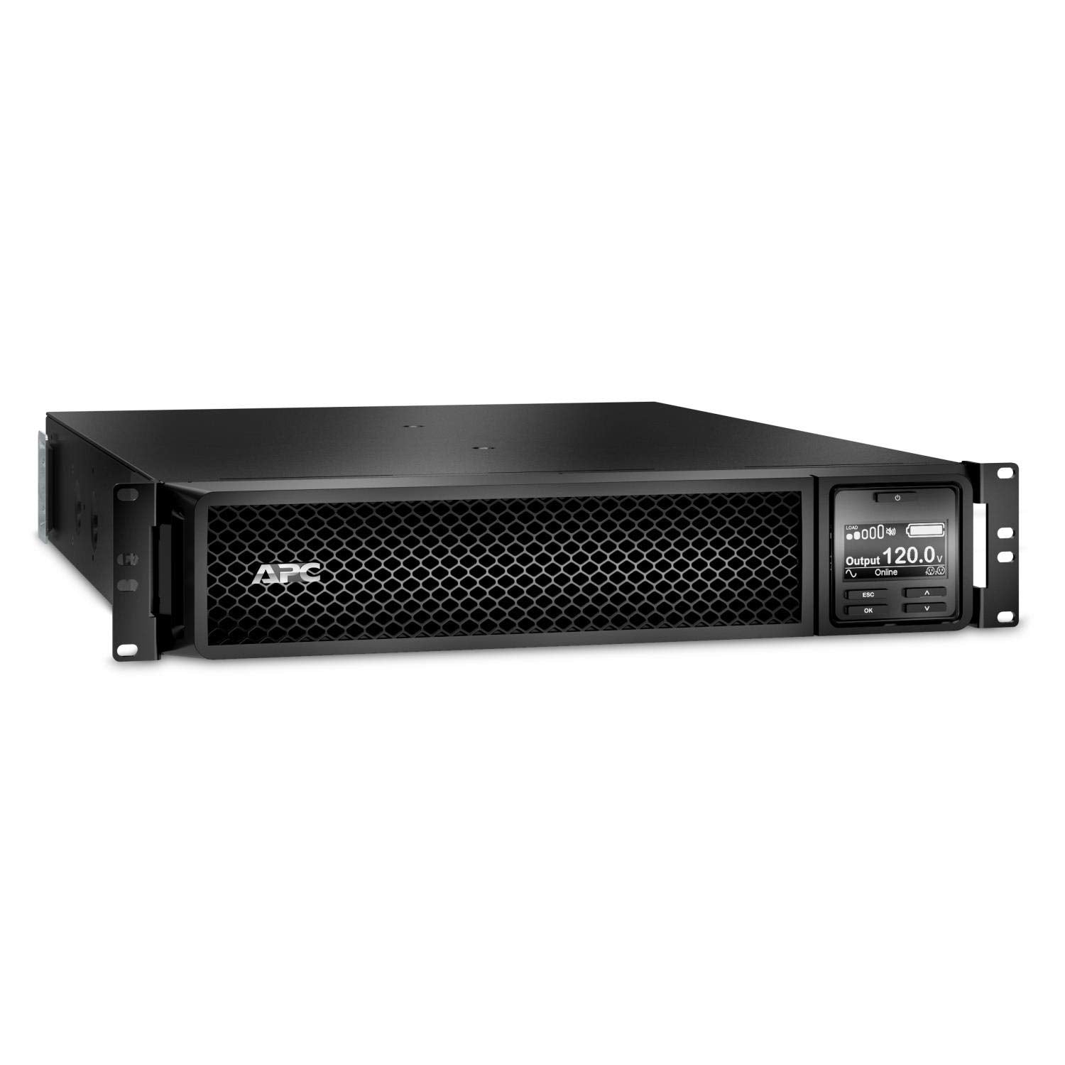 Apc Ups 1000Va Smart Ups, Single Phase Online Ups Srt1000Rmxla, Pure Sine Wave Uninterruptible Power Supply, Rack Mount Ups