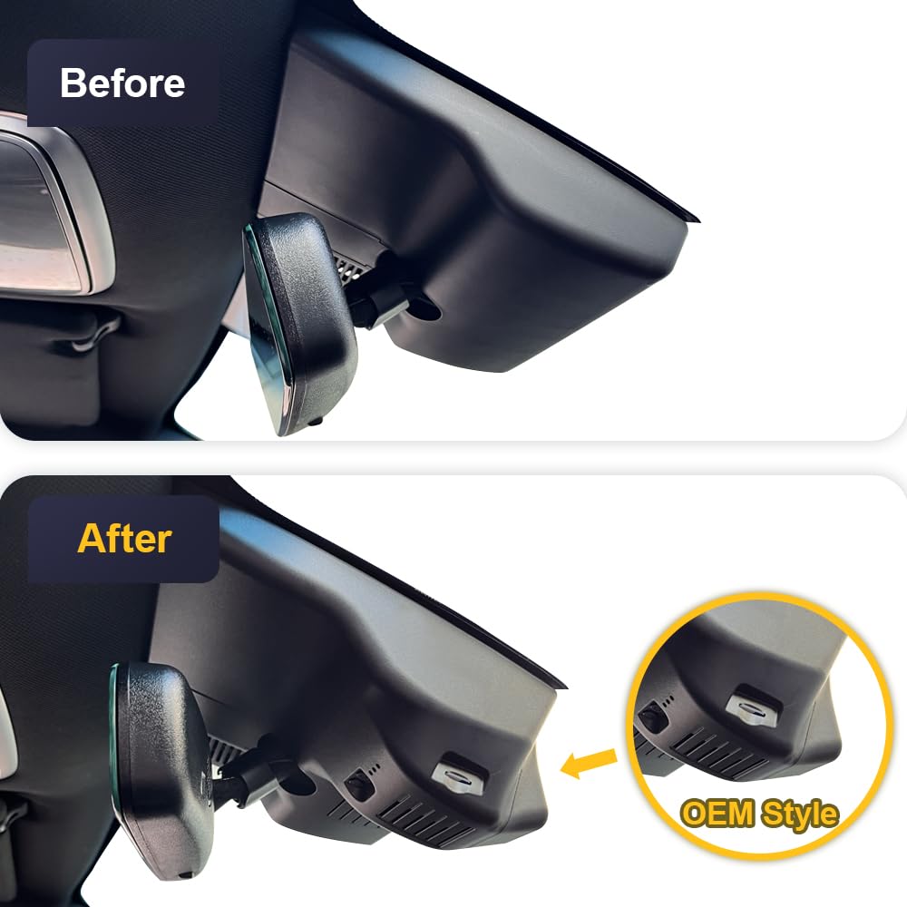 Fitcamx 4K Dash Cam Suitable For Genesis Gv70 2022 2025 2.5T Standard 3.5T Sport Jk1 (Has Auto Dimming), Oem Style, Uhd 2160P Vi