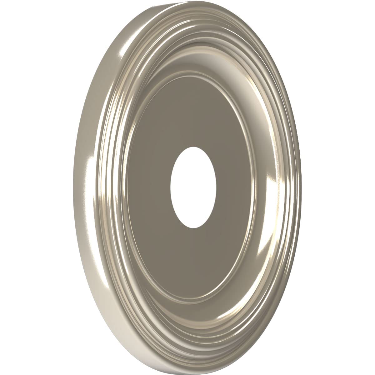 Ekena Millwork Cmp16Trbcr Traditional Thermoformed Pvc Ceiling Medallion (Fits Canopies Up To 9 1/2''), 16''Od X 3 1/2''Id X 1 3