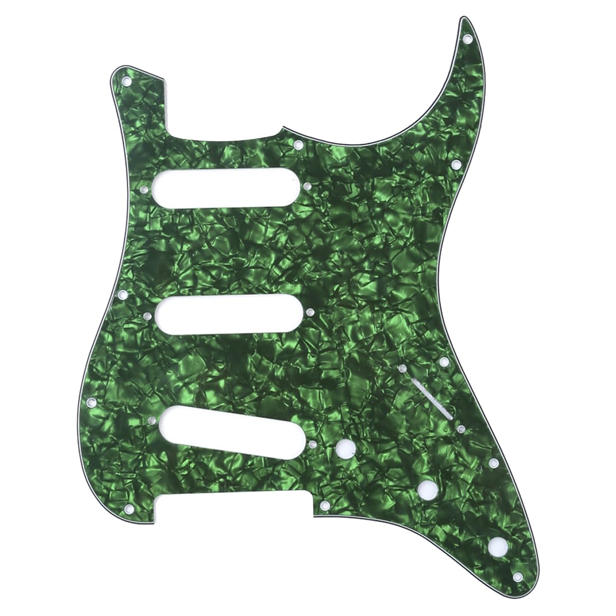 Musiclily Sss 11 Holes Strat Electric Guitar Pickguard For Fender Usmexico Made Standard Stratocaster Modern Style Guitar Parts,