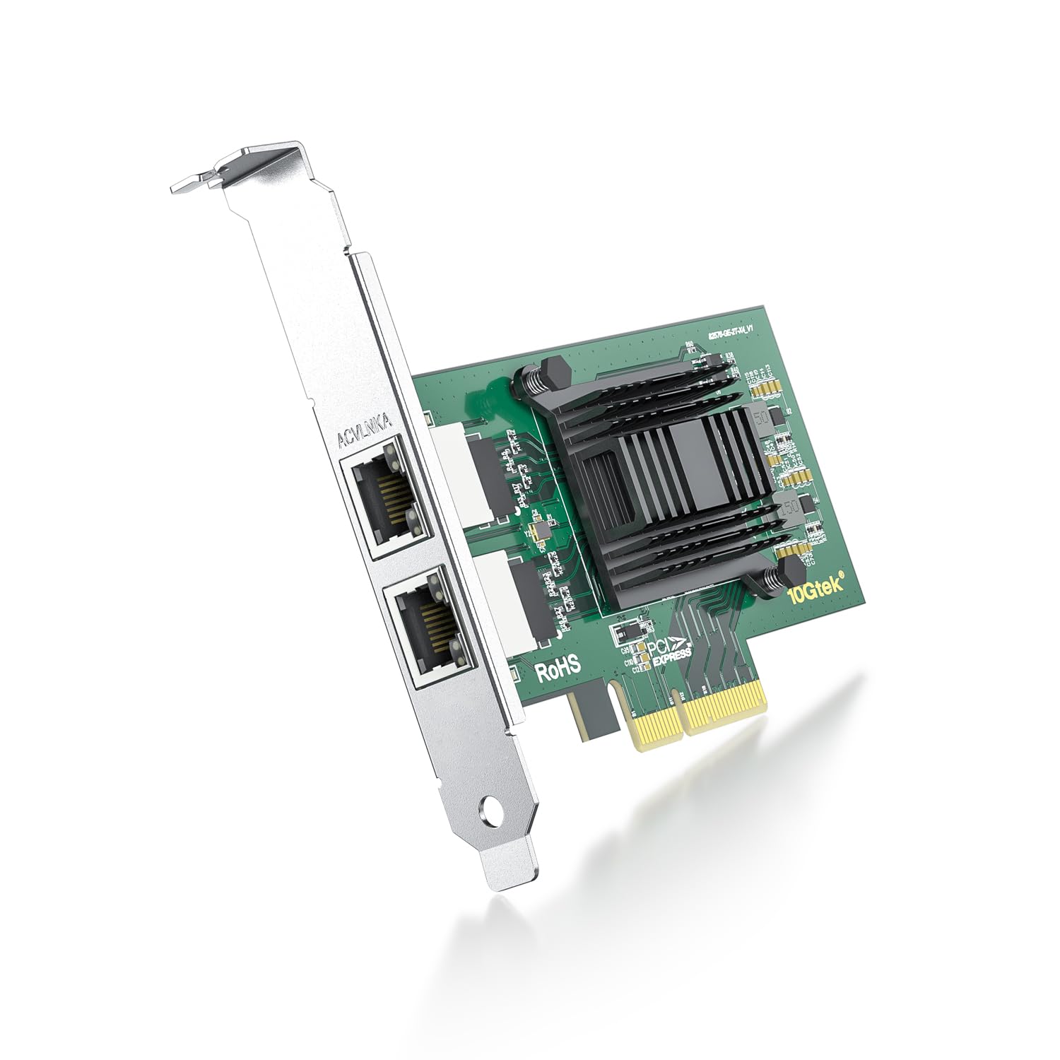 Dual Port Pcie X4 Gigabit Ethernet Converged Network Adapter (Nic) With Intel 82576 Chipset, Compare To Intel E1G42Et, Dual Copp