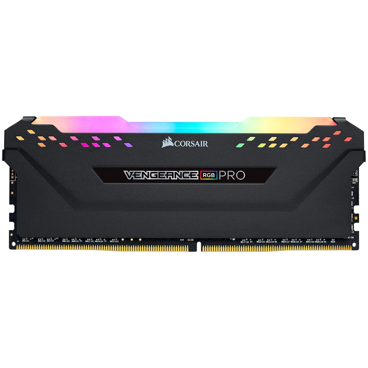 Corsair Vengeance Rgb Pro 8Gb (1X8Gb) Ddr4 3200 (Pc4-25600) C16 Optimized For Amd Ryzen - Black