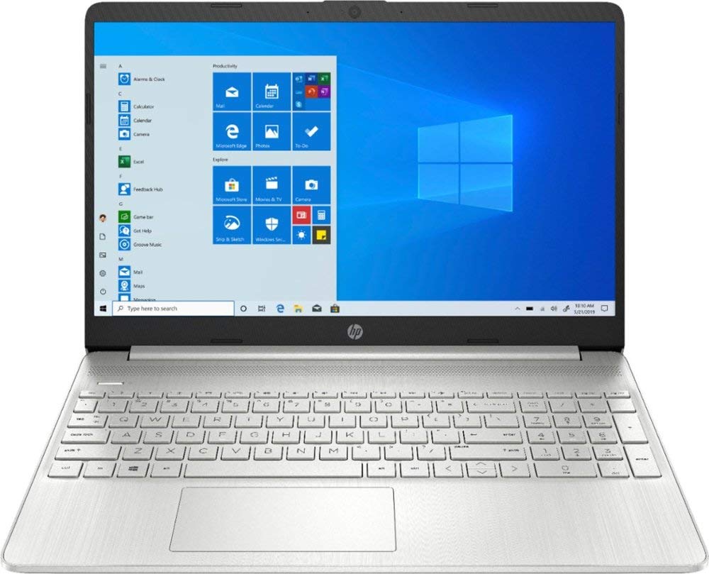 HP High Performance 15.6' Touch Screen Laptop (15 EF0023dx) AMD Ryzen 5 3500U 12GB Memory 256GB SSD   Natural Silver