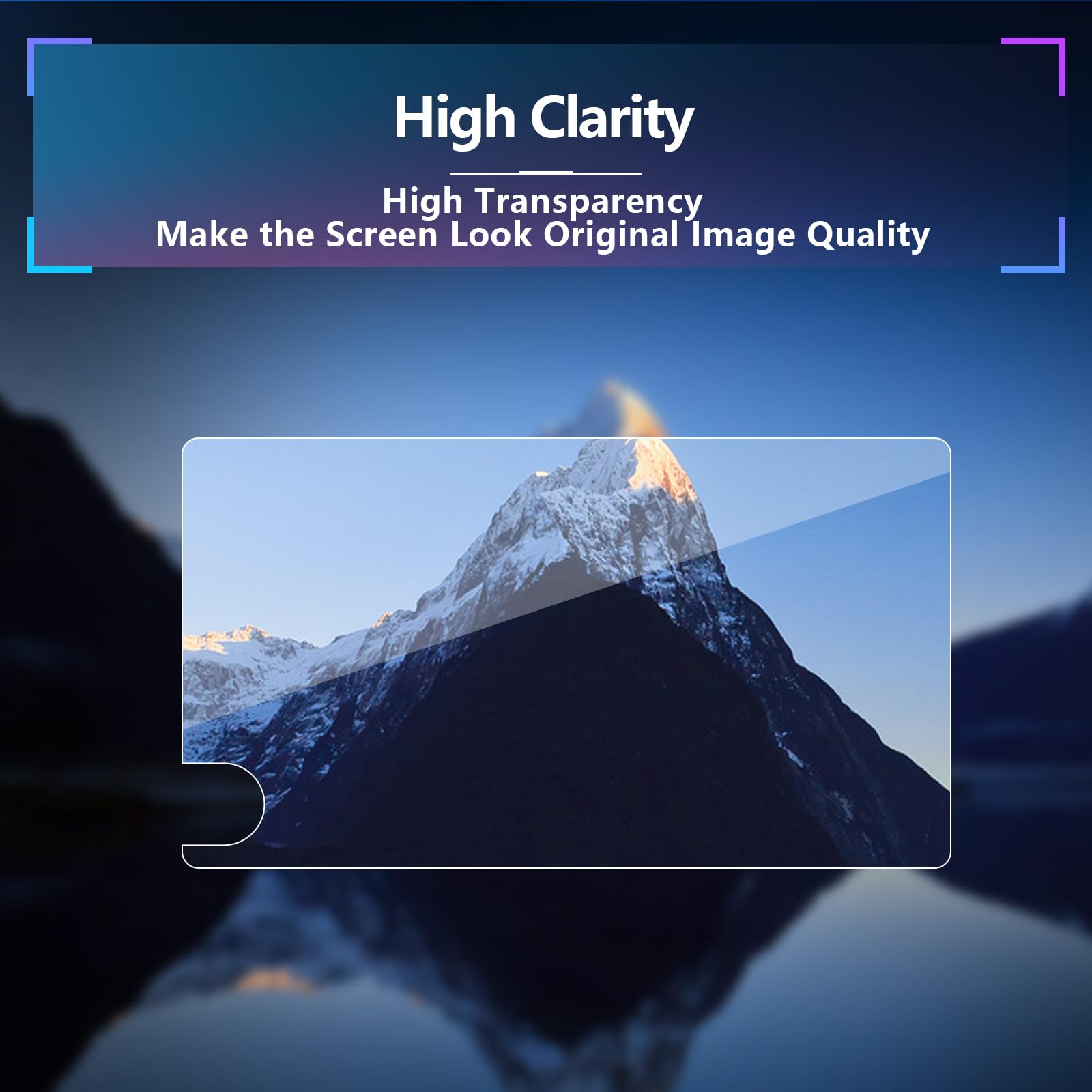 Sxcy For 2024 Toyota Land Cruiser 1958 Accessories For 2024 Toyota Land Cruiser Screen Protector 8 Inch For 2024 Land Cruiser Radio Display Touch Screen Protector(Glass 9H)