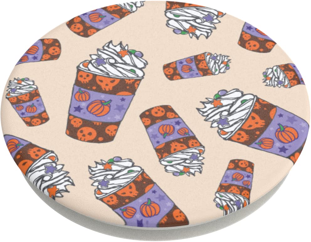 PopSockets Phone Grip with Expanding Kickstand, Halloween PopGrip   Pumpkin Spice