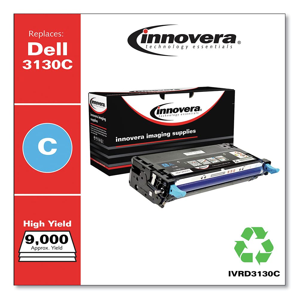 Innovera Ivrd3130C 9000 Page Yield, Replacement For Dell 3130 (330 1199), Remanufactured High Yield Toner   Cyan