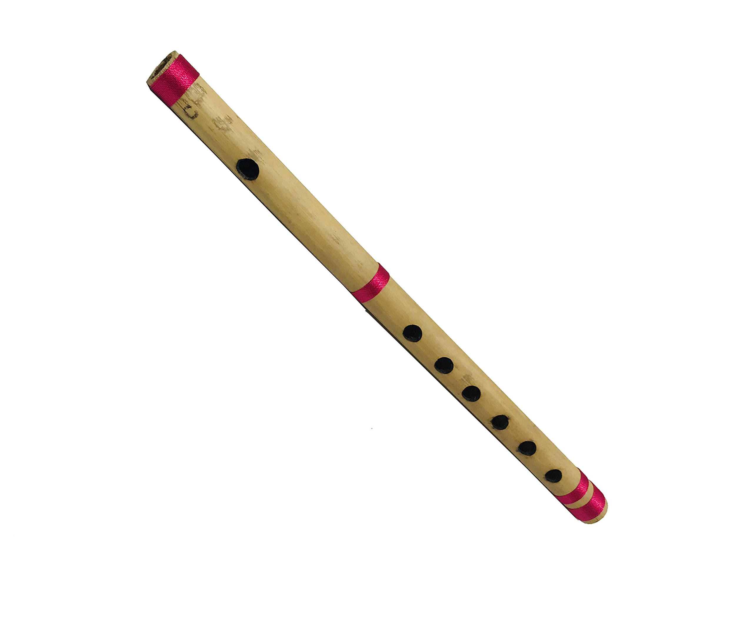 Kunal Bamboo Bansuri Flute C Key 7 Holes Fipple Woodwind Clarinet Bamboo Quena Flute Indian Musical Instrument Krishna Flute, So