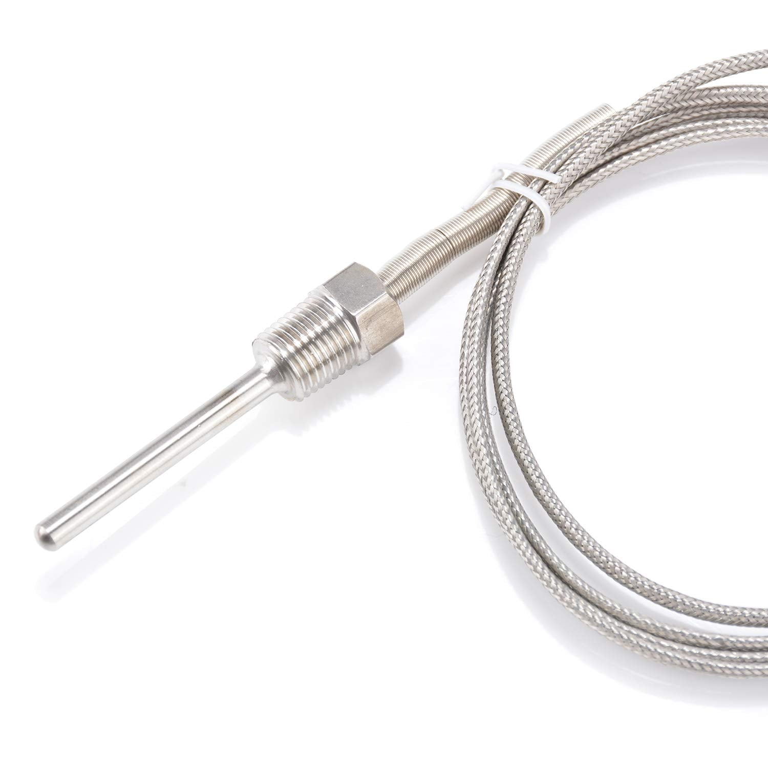 Waterproof K Type Grounded Thermocouple   Jaybva Temperature Sensor Probe For Pid Temperature Controller Two Wire Stainless Stee