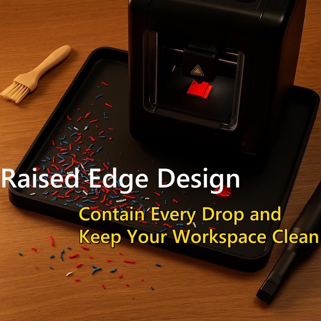 Frezonika 19.7X15.7 Silicone Base Mat Compatible With Flashforge, Comgrow, Elegoo, Bambulab And Most Of 3D Printers, 3D Printer