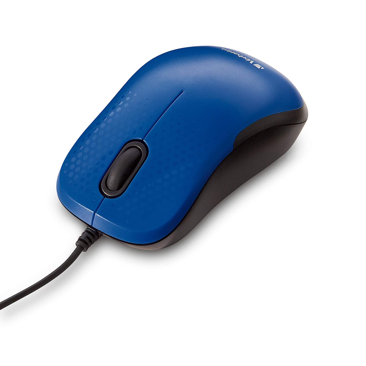 Verbatim Silent Corded Optical Mouse   Blue