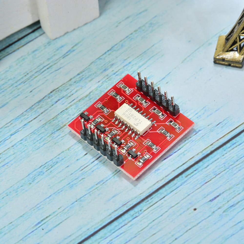 Comimark 2Pcs Tlp281 4 Channel Opto Isolator Ic Module For Expansion Board C4K2