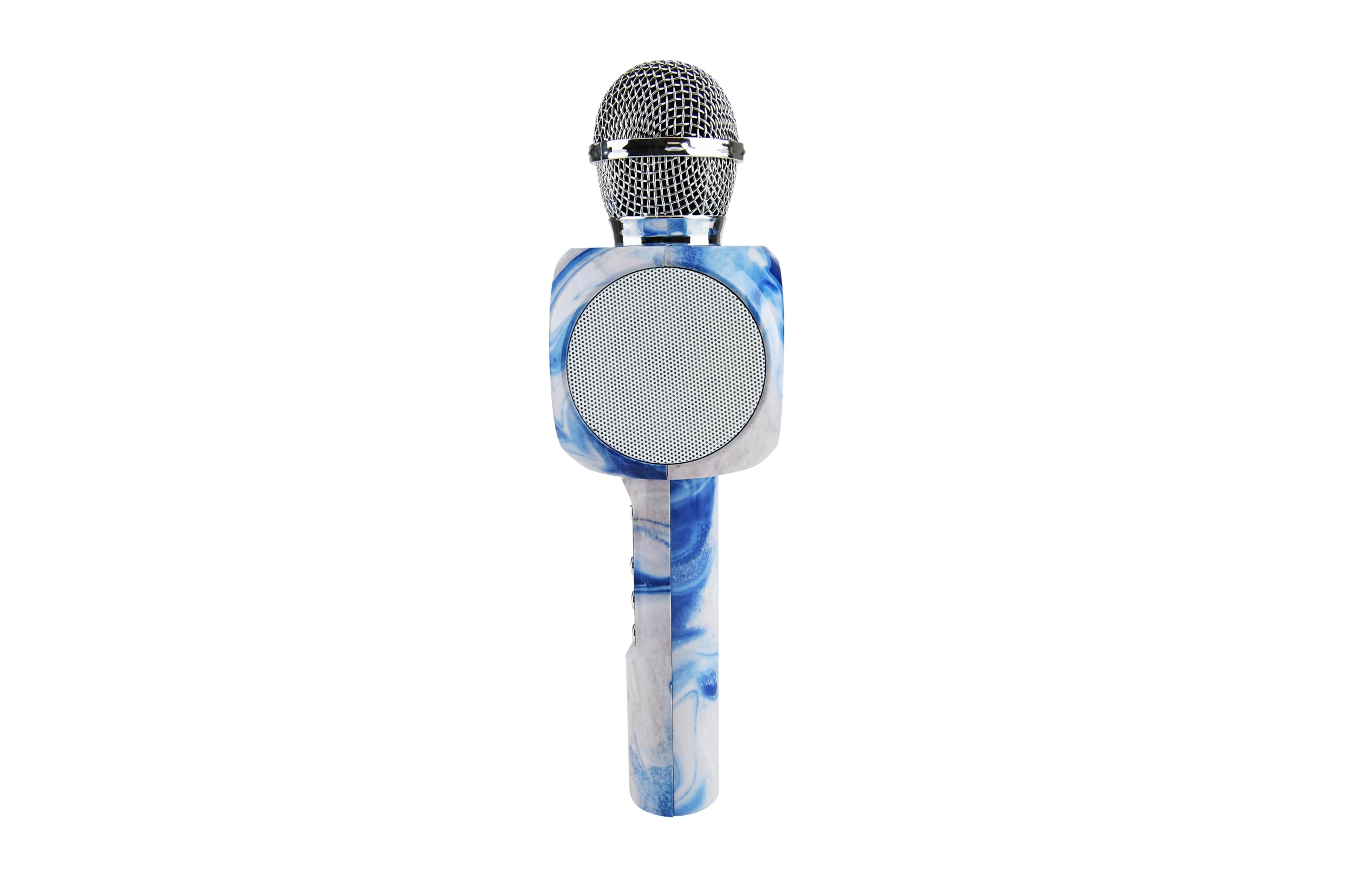 Wireless Express   Sing Along Bluetooth Karaoke Microphone And Bluetooth Stereo Speaker, Swirl Edition, All In One (Swirl Blue)