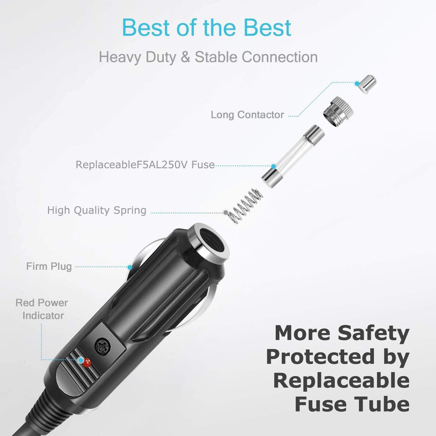 T Power Car Charger For Sony Portable Dvd Player Ac-Fx150 Dvp-Fx720 Dvp-Fx730 Dvp-Fx810 Dvp-Fx820 Dvp-Fx970 Dvp-Fx930 Dvp-Fx950